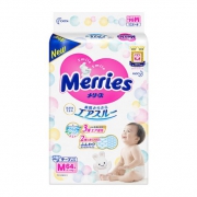 616预告、88VIP：Merries 妙而舒 婴儿纸尿裤 M号 64片*2包 *3件 386.65元包邮（需用券，合128.83元/件）
