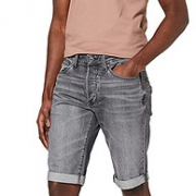 G-Star Raw 3301系列 男士锥形牛仔短裤 D07432-8973-B219