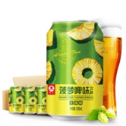 珠江啤酒（PEARL RIVER） 菠萝啤330ml*24听