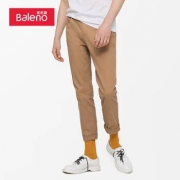 Baleno 班尼路 88842052 男士纯色休闲长裤