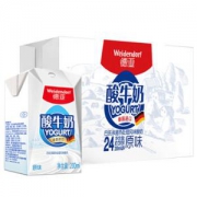 德亚（Weidendorf）常温原味酸牛奶 200ml*24盒 *2件