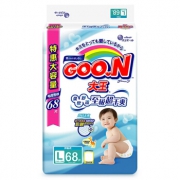 616预告、88VIP：GOO.N 大王 维E系列 婴儿纸尿裤 L 68片 *4件 296.4元包邮（合74.1元/件）