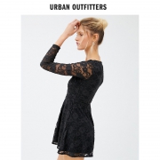 Urban outfitters UO-54172069-000 女士蕾丝长袖连衣裙