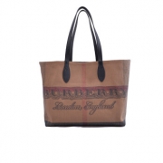 BURBERRY 巴宝莉 80088731 棕色帆布托特包 3930元包邮包税（需用券）