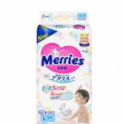 妙而舒（Merries） 婴儿纸尿裤 L54片 4包装