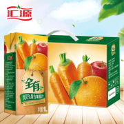 临期特价 汇源 0糖0脂肪 100%复合果蔬汁饮料 1L*8盒