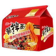 统一 贵州豆豉辣酱风味干拌面酱拌面 111克*5包