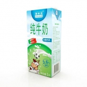 绿林贝 全脂纯牛奶 1L*9件