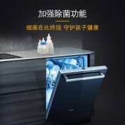 SIEMENS 西门子 SJ636X04JC 13套 全嵌式家用洗碗机（含黑色玻璃门套装）