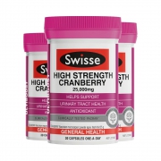 Swisse 瑞思  蔓越莓胶囊  30粒*3瓶 244.15元含税包邮（下单立减）