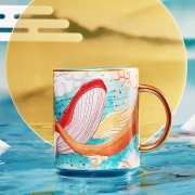 共禾京品 国潮系列 鲲凤飞腾陶瓷马克杯 29.9元（需用券）
