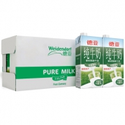 88VIP、移动专享：Weidendorf 德亚 超高温灭菌脱脂纯牛奶 1L*12盒 *3件 218.73元包邮（双重优惠）