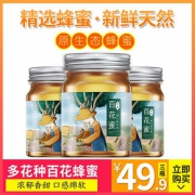 天然蜂蜜成熟百花蜜小瓶装农家自产新鲜液态原蜜纯正深山生态蜂蜜