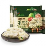必品阁（bibigo）鲜菜猪肉王饺子 350g*2 水饺 蒸饺 煎饺 锅贴 早餐食材 *4件