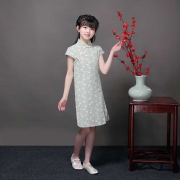 女童旗袍连衣裙 29元包邮（需用券）