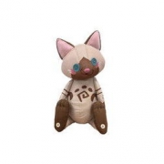 CAPCOM 卡普空 《怪物猎人世界：冰原》艾露猫人形 布偶