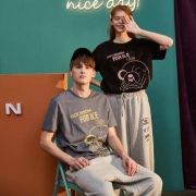 唐狮 6252300224939 男女款卡通纯棉T恤