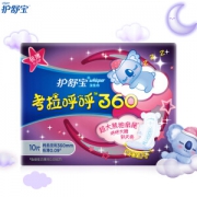 whisper 护舒宝 超薄夜用 考拉呼呼卫生巾 360mm 10片 *10件