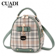 CUADI/创迪多用背包女双肩单肩包糖果色时尚百搭网红斜挎女包