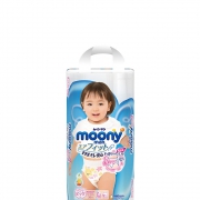 88VIP：Moony 尤妮佳 女婴儿拉拉裤 XL38片*3 161元包邮（需用券）