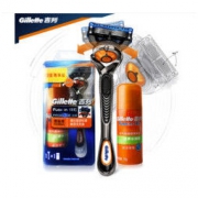 Gillette 吉列 锋隐致顺 手动剃须刀套装（1刀头+1刀架+啫喱70g）