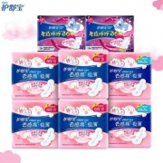 whisper 护舒宝 云感超净棉卫生巾 日夜组合106片（日用240mm64片+量少夜用32片+超长夜用360mm10片）