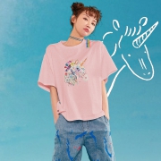百亿补贴：LIEBO 裂帛 5119TM1050  女士短袖T恤