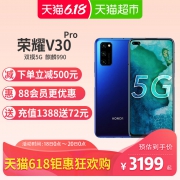 HONOR 荣耀 V30 PRO 5G 智能手机 8GB 256GB 3299元