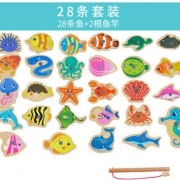 DALA 达拉 儿童钓鱼玩具 28鱼+2杆 9.9元包邮（需用券）