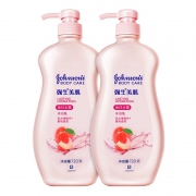 Johnson's body care 强生美肌 恒日水嫩沐浴乳 蜜桃香氛 720g*2瓶 39.9元包邮（需用券）
