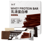 初吉 乳清蛋白 巧克力能量棒 9支/360g*2件 代餐增肌