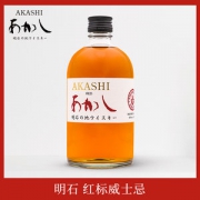 日本原瓶进口 AKASHI明石 40度  红标威士忌 500ml