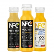 农夫山泉 NFC果汁饮料 100%NFC橙汁 300ml*24瓶