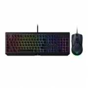 雷蛇(Razer)黑寡妇蜘蛛2019新款 机械键盘104键 RGB 绿轴+毒蝰迷你RGB鼠标 黑色 8500DPI
