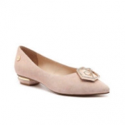 DK Sheepskin DK611 女士低跟鞋 Nude