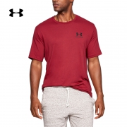 6日0点、88VIP：UNDER ARMOUR 1326799 Sportstyle 男子运动训练T恤 低至89.65元/件（前30分钟）