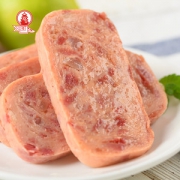 江楼 猪肉午餐肉罐头 猪肉含量高于85% 可见大肉粒 200g*3罐