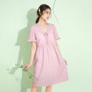 DAPU 大朴 提花凉感女士短袖家居服