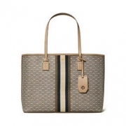 616预告： TORY BURCH 汤丽柏琦 Gemini Link 53303 条纹单肩手提包