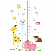 若妃倩 卡通儿童宝宝测量尺身高贴纸 4.1元（需用券）