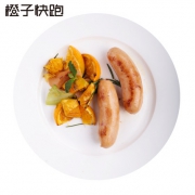 不添加淀粉，橙子快跑 即食健身高蛋白鸡胸肉肠 240g