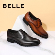 京东PLUS会员：BeLLE 百丽 5YU01AM9 男士商务鞋 244.05元包邮（需用券）