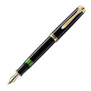 中亚Prime会员： Pelikan 百利金 M800 18K钢笔 EF尖 绿条