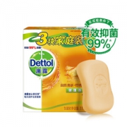 Dettol 滴露 柑橘沁爽健康香皂 115g*3 *8件