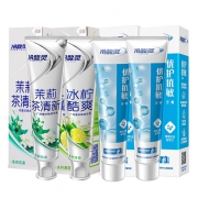 冷酸灵 优护抗敏牙膏特惠家庭装（茉莉茶牙膏130g*1+冰柠酷爽130g*1+游护抗敏120g*2） 24.9元包邮（需用券）