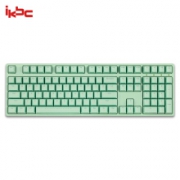 iKBC W210 2.4G无线 机械键盘 （Cherry茶轴、PBT、108键、绿色）