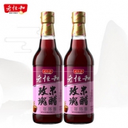 老恒和玫瑰米醋500ml*2三年陈酿食用凉拌蘸饺子 *10件