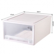 VENGO 凡高 塑料抽屉式收纳柜 约30L 3只装 *5件 191.5元（需用券，合38.3元/件）