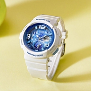 16日0点：CASIO 卡西欧 BABY-G系列 BGA-190GL-7B 女士腕表