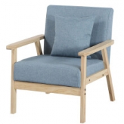 非常小屋 小户型布艺沙发 单人位宽64cm